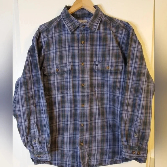 Carhartt Blue Colorway Button-Up Flannel‎ Size XL - Picture 1 of 8